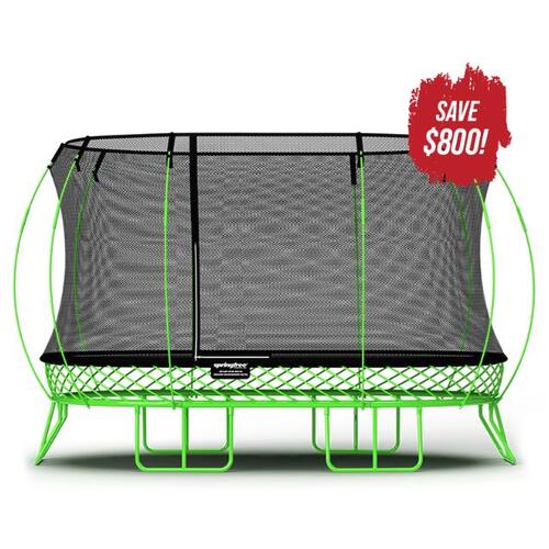 Springfree Large Oval Trampoline O92 [Colour: Green]