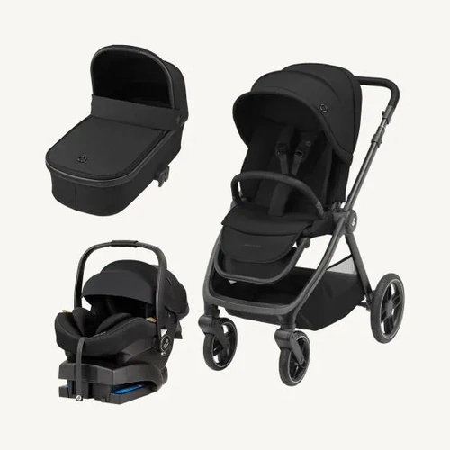 Maxi Cosi Oxford Stroller, Oria Bassinet and Mico 12 LX Capsule Travel System