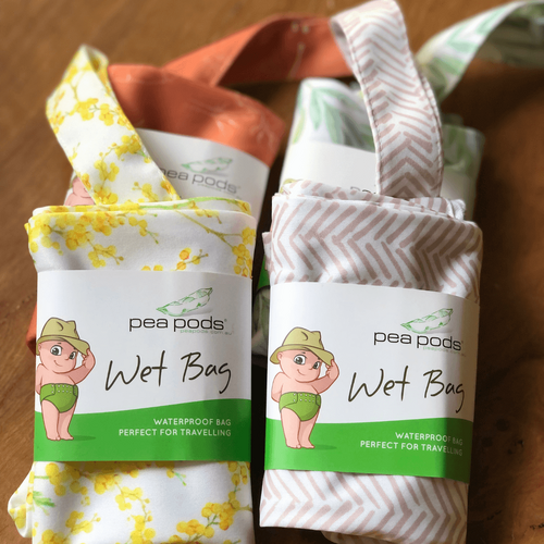 Pea Pods Wet Bag Assorted Designs [Design: Earth Tones]