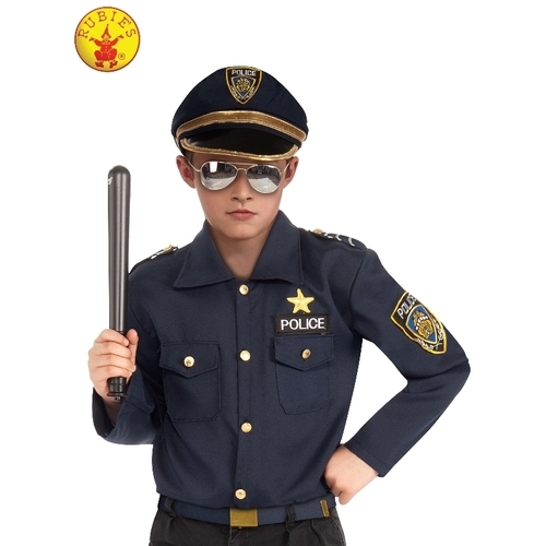 Police Officer Costume Dress Up [Size: 8-10yrs] 610211L