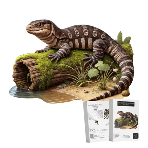 Puzzle A Sandstone Goanna Wooden Puzzle