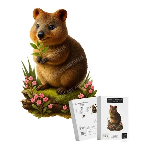 Puzzle Art Quokka Happiness Wooden Puzzle