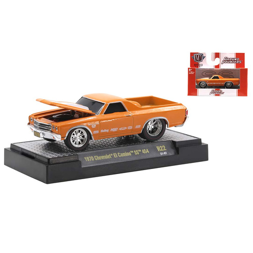 M2 Machines Ground Pounders 1970 Chevrolet El Camino SS 454 1:64 Scale R22 21-07