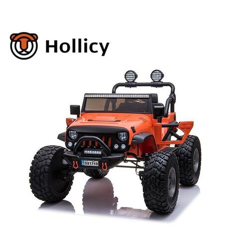 Hollicy Offroad Jeep Style Electric Ride On 24 volt with Remote Control - ORANGE SX1719-O