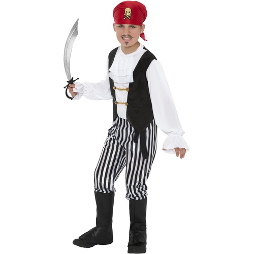 Smiffy's Pirate Costume Dress Up 25761 [Size: 4-6yrs]