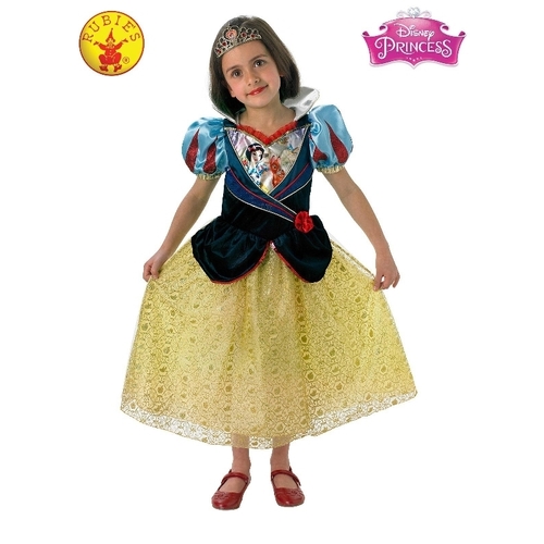 Disney Princess Snow White Shimmer Costume Dress Up [Size: 5-6yrs] 8998M