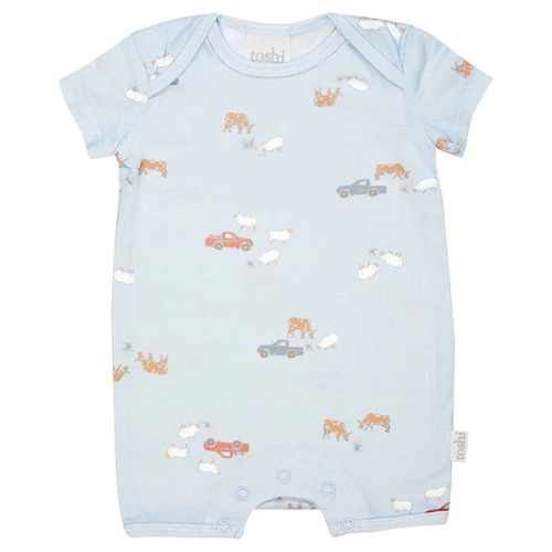 Toshi Short Sleeved Classic Onesie - Sheep Station [Size: 3-6 Months (00)]
