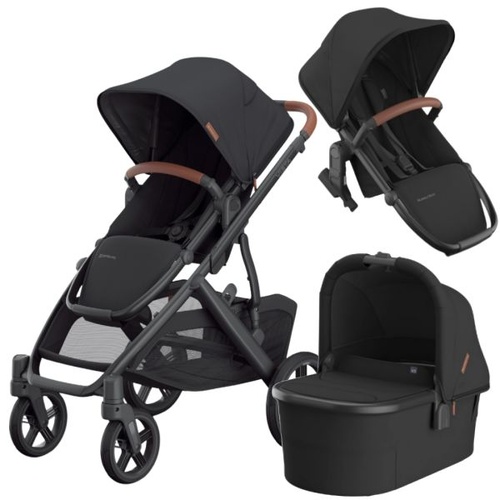 UPPAbaby Vista V3 Pram With Bassinet + Rumble Seat Nori