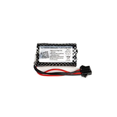 WPL 7.4V 800mAh 10C Li-ion Battery WPL-2S-800