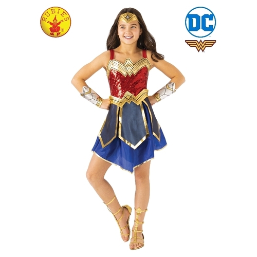 Rubies Deerfield DC Comics Wonder Woman Deluxe Costume Dress Up [Size: 3-5yrs] 7123