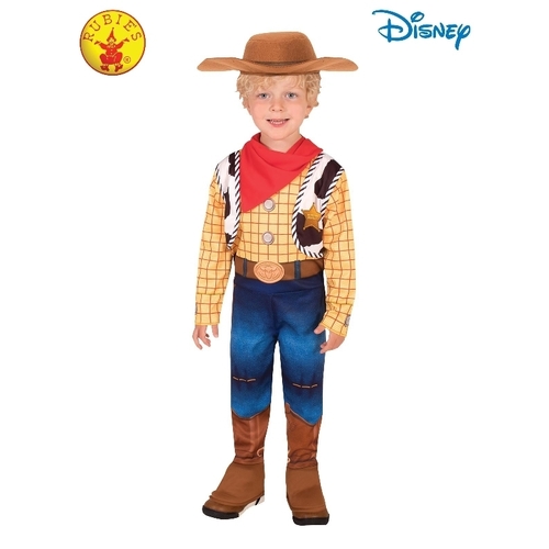 Rubies Deerfield Disney Pixar Toy Story Woody Deluxe Character Costume Dress Up [Size : 3-4yrs] 3056