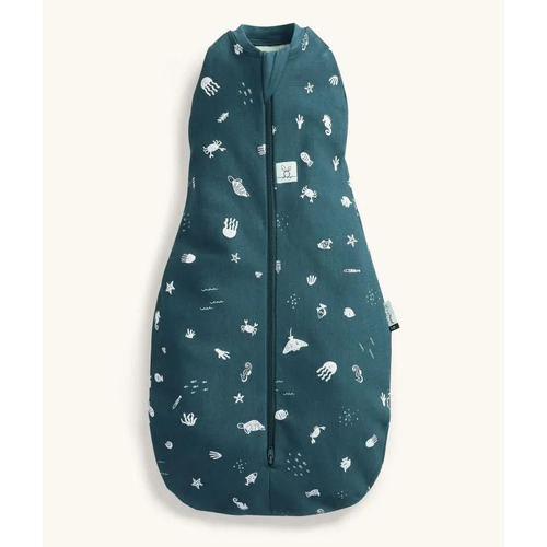 ergoPouch Cocoon Swaddle Bag 1.0 TOG Ocean [Age: 0-3 Months (000)]