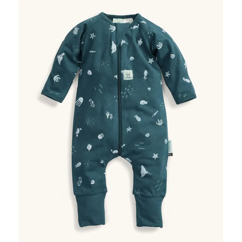 ergoPouch Long Sleeve Layer 0.2 TOG Ocean [Age: 0-3 Months (000)]