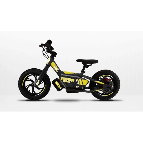 Zippi Ride 12” Kids Ebike 36v with optional training wheels [Colour: Yellow]